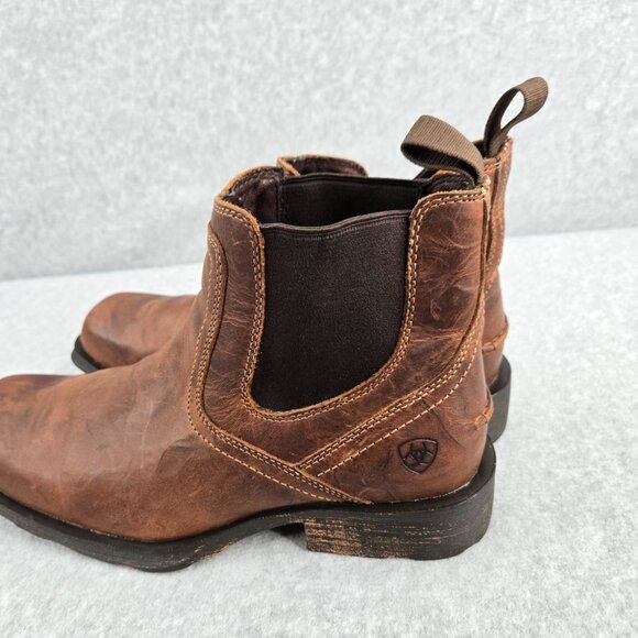 Ariat Chelsea Boots Mens Size 10 EE Rambler Brown Leather Western Cowboy Ankle main image 7